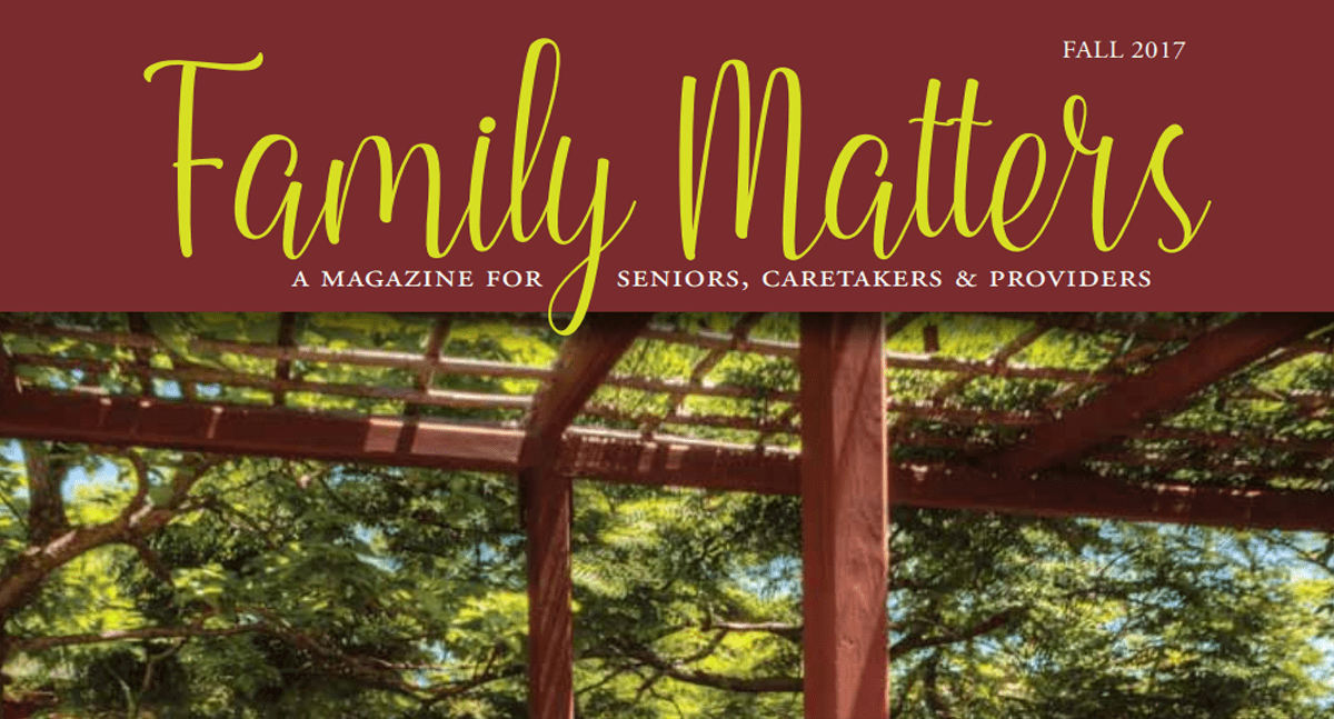 Family Matters, Fall 2017 Magazine